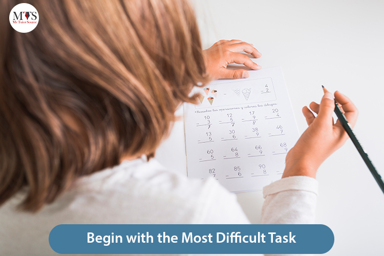 Begin with the Most Difficult Task