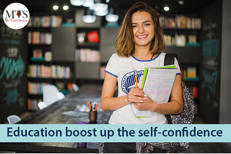 Education boost up the self-confidence