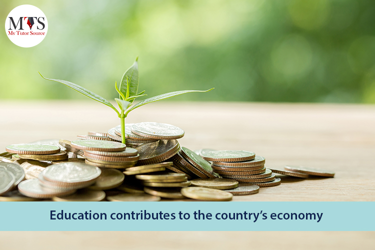 Education contributes to the country’s economy