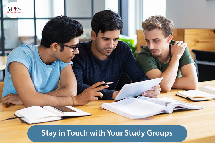 Stay in Touch with Your Study Groups