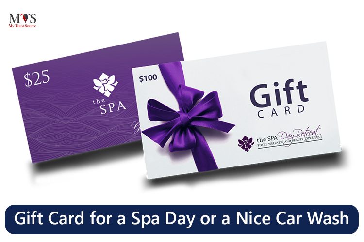 Gift Card for a Spa Day or a Nice Car Wash