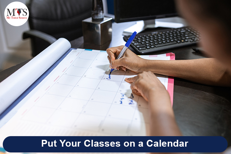 Put Your Classes on a Calendar